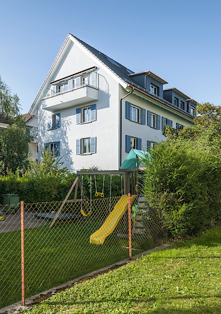 Jungheim Wiesenstrasse Fassade Garten