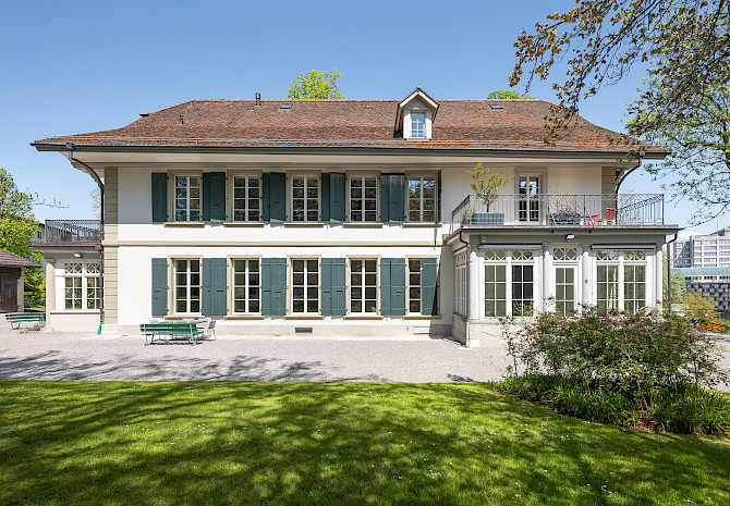 sanierung inselheim, fassade süd, inselgruppe ag, campanile michetti, bern