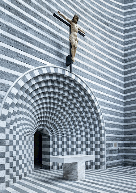 bergkirche, mario botta, mogno, portal, altar